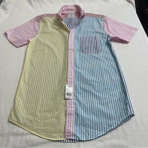 NWT Brooks Brothers Fun Shirt Button Down Short Sleeve Regent Fit Men’s X-Small